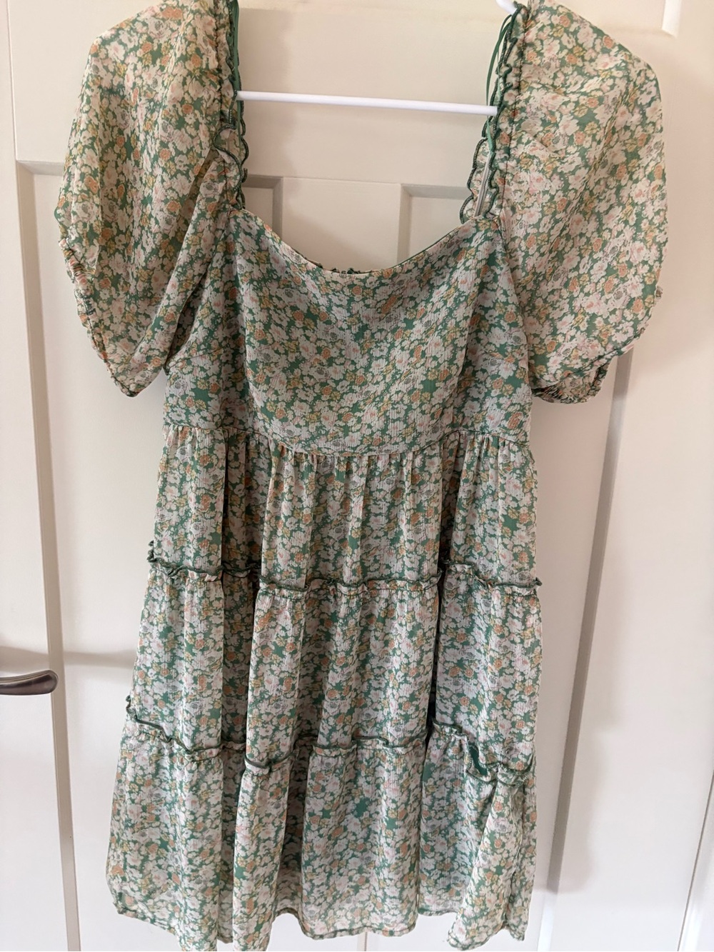 Floral June & Ivy babydoll mini dress